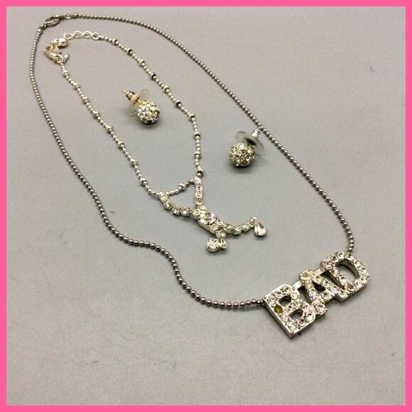 Sparkly 'BAD' Set, 3pc - Picture 7 of 7